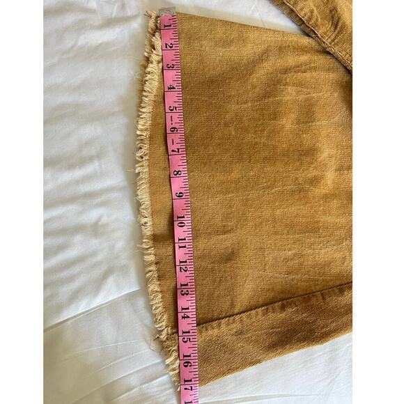 Fashion On Earth Velvet Corduroy 17” Flare Pant Women’s Sz S Camel Boho Hippie - Picture 7 of 10